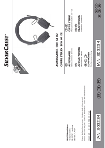 Manual SilverCrest IAN 303234 Auscultador