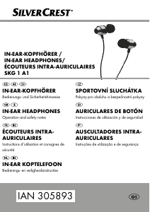 Mode d’emploi SilverCrest IAN 305893 Casque