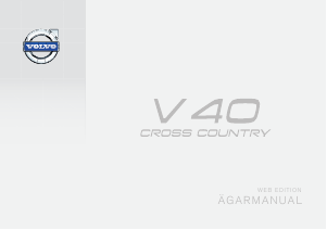 Bruksanvisning Volvo V40 Cross Country (2015)
