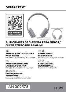 Manual de uso SilverCrest IAN 309578 Auriculares