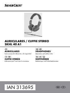 Manual de uso SilverCrest IAN 313695 Auriculares