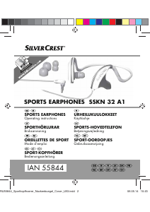 Brugsanvisning SilverCrest IAN 55844 Hovedtelefon