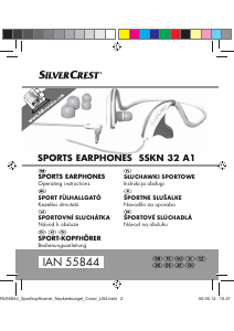 Használati útmutató SilverCrest IAN 55844 Fejhallgató