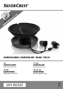 Manual de uso SilverCrest IAN 86343 Auriculares