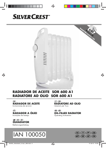 Manual SilverCrest IAN 100050 Aquecedor