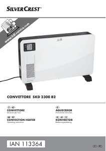 Manuale SilverCrest IAN 113364 Termoventilatore