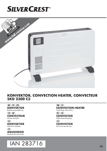 Manual SilverCrest IAN 283716 Heater