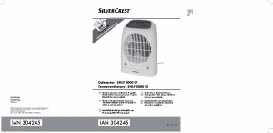 Manuale SilverCrest IAN 304245 Termoventilatore