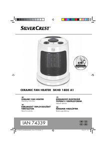 Návod SilverCrest IAN 74339 Ohrievač