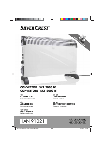 Manual SilverCrest IAN 91021 Aquecedor