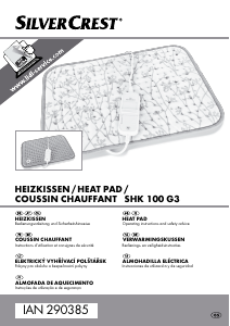 Manual SilverCrest IAN 290385 Almofada de aquecimento