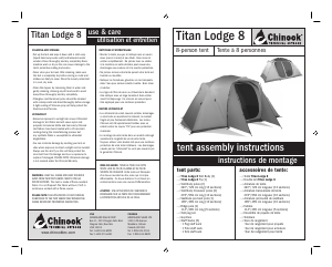 Manual Chinook Titan Lodge 8 Tent