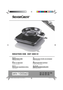 Priručnik SilverCrest IAN 100060 Ploča za kuhanje