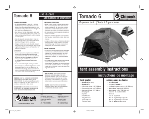 Mode d’emploi Chinook Tornado 6 Tente