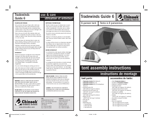 Manual Chinook Tradewinds Guide 6 Tent