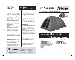 Manual Chinook Twin Peaks Guide 4 Tent
