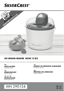 Priročnik SilverCrest IAN 290154 Stroj za izdelavo sladoleda