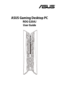 Manual Asus G20AJ Desktop Computer