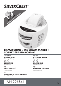Manual de uso SilverCrest IAN 296841 Máquina de helados