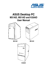 Manual Asus M31AD Desktop Computer
