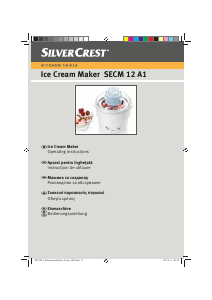 Manual SilverCrest IAN 71512 Mașină de înghețată