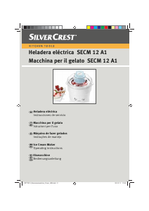 Manual SilverCrest IAN 71512 Máquina de gelado