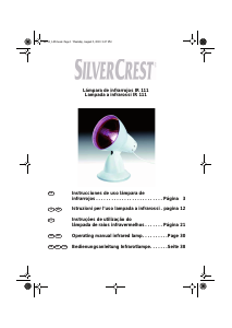 Manual SilverCrest IAN 56568 Lâmpada de infravermelhos