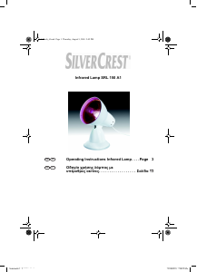 Εγχειρίδιο SilverCrest IAN 68946 Υπέρυθρη λάμπα