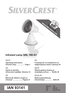 Priručnik SilverCrest IAN 93141 Infracrvena svjetiljka