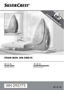 Manual SilverCrest IAN 295773 Iron