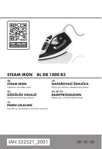 Priročnik SilverCrest IAN 332521 Likalnik