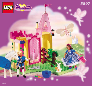 Manual Lego set 5807 Belville The royal stables