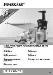 Manual SilverCrest IAN 290452 Juicer