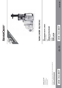 Instrukcja SilverCrest IAN 311807 Sokowirówka