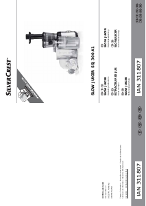 Brugsanvisning SilverCrest IAN 311807 Saftpresser
