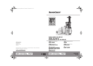 Manuál SilverCrest IAN 331036 Odšťavňovač