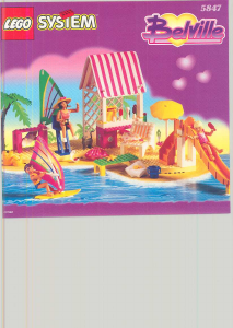 Manual Lego set 5847 Belville Action beach