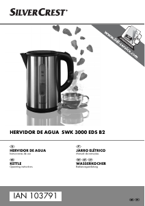 Manual de uso SilverCrest IAN 103791 Hervidor