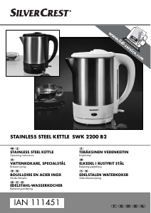 Handleiding SilverCrest IAN 111451 Waterkoker