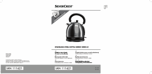 Használati útmutató SilverCrest IAN 111621 Vízforraló
