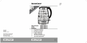 Handleiding SilverCrest IAN 279297 Waterkoker