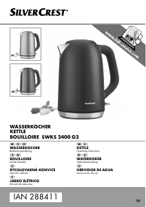 Handleiding SilverCrest IAN 288411 Waterkoker