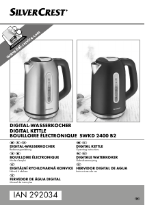 Handleiding SilverCrest IAN 292034 Waterkoker