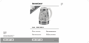 Bruksanvisning SilverCrest IAN 307158 Vattenkokare
