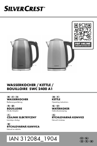 Handleiding SilverCrest IAN 312084 Waterkoker