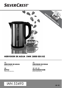 Manual de uso SilverCrest IAN 53493 Hervidor