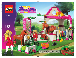 Bruksanvisning Lego set 7585 Belville Häststall