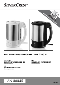 Handleiding SilverCrest IAN 86845 Waterkoker