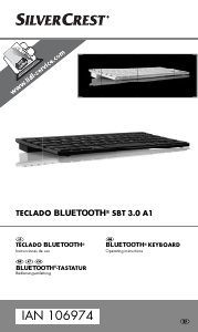 Manual de uso SilverCrest IAN 106974 Teclado