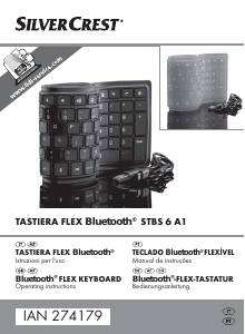 Manual SilverCrest IAN 274179 Teclado